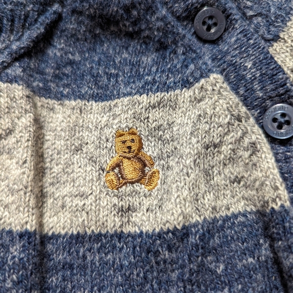 Baby GAP 6-12M Striped Sweater Romper - Picture 4 of 7